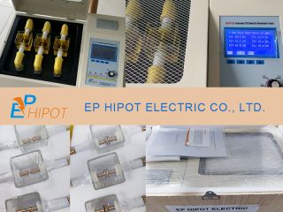 3 Test Cells 100kV  Automatic Oil Breakdown Voltage Tester Delivered